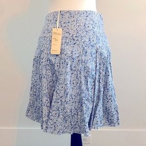 🆕 Aryeh Floral Skirt. 100% Cotton. Fully Underlined. NWT